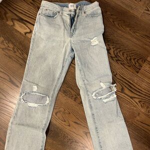 BDG Light Blue Distressed Jeans